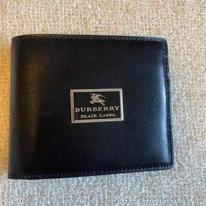 Burberry men's black label walet